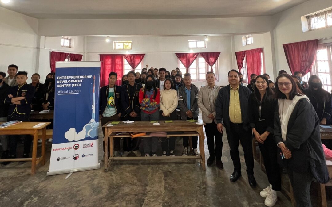 1st Entrepreneurship Development EDC session was conducted on 3rd February, 2023 with 40 registered students, Tuensang.